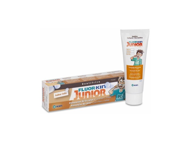 Fluor Kin Junior Pasta Infanti Cola 6-12 Años 75Ml
