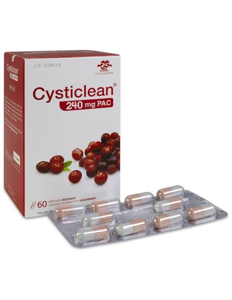 Cysticlean Clásico 240 Mg De Pac Y Arándano Rojo Cápsulas 60 U