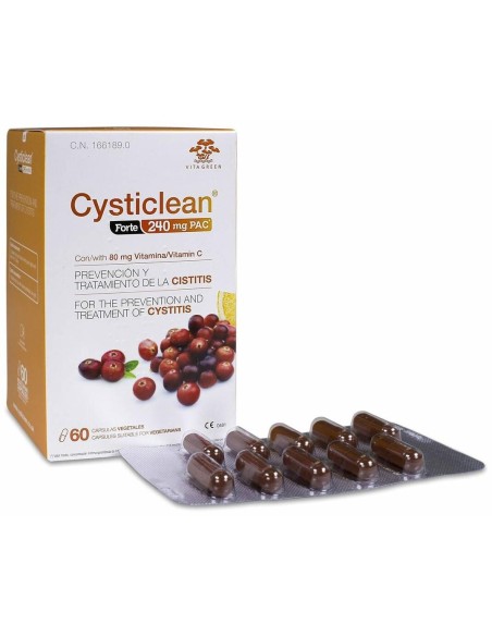 Cysticlean Forte Con Pac Y Vit C Y Arándano Rojo Cápsulas 60 U