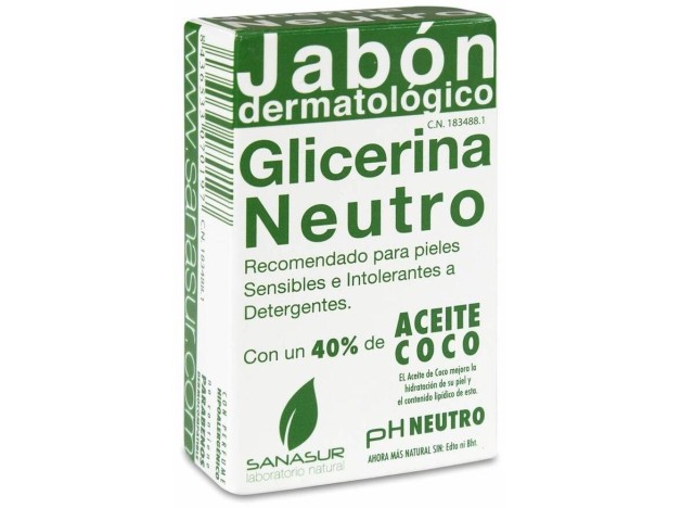 Sanasur Jabón Dermatológico Glicerina Neutro,...
