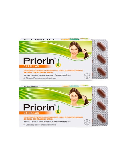 Priorin 2 x 60 Cápsulas ¡Duplo!