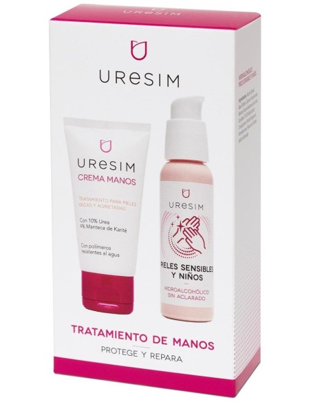 Pack Uresim Crema Manos + Gel Limpiador Manos, 50 Ml + 30 Ml