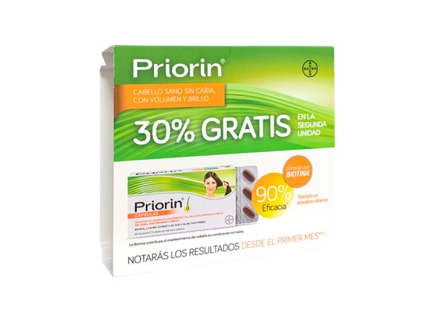 Priorin 2 x 60 Cápsulas ¡Duplo!