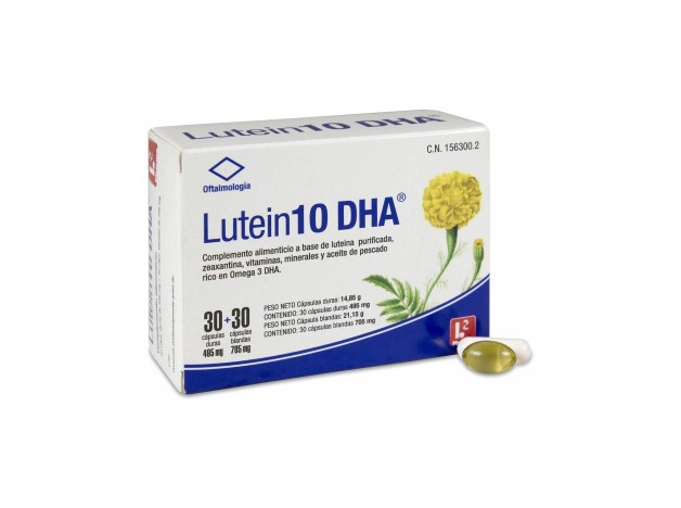 Lutein 10 Dha 30+30 Capsulas