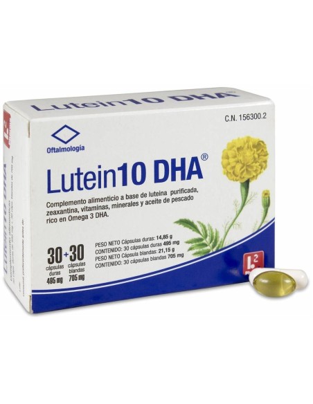Lutein 10 Dha 30+30 Capsulas
