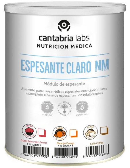 Nutrición Médica Espesante Claro Nm Sabor Naranja 400G