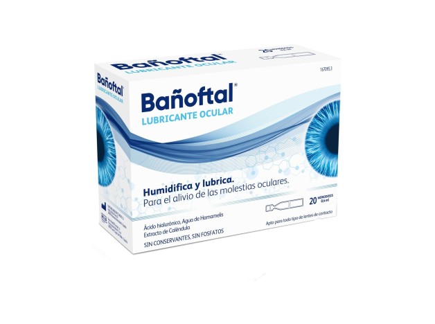 Bañoftal Gotas Oftálmicas Monodosis, 20 Uds