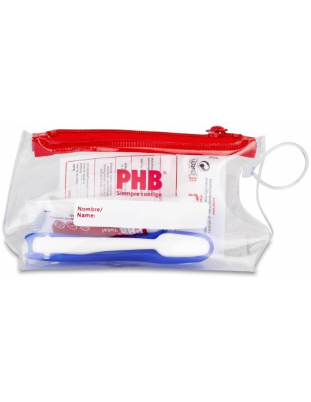 Phb® Kit Viaje Total Pasta Dental 15Ml + Cepillo Dental Viaje 1Ud