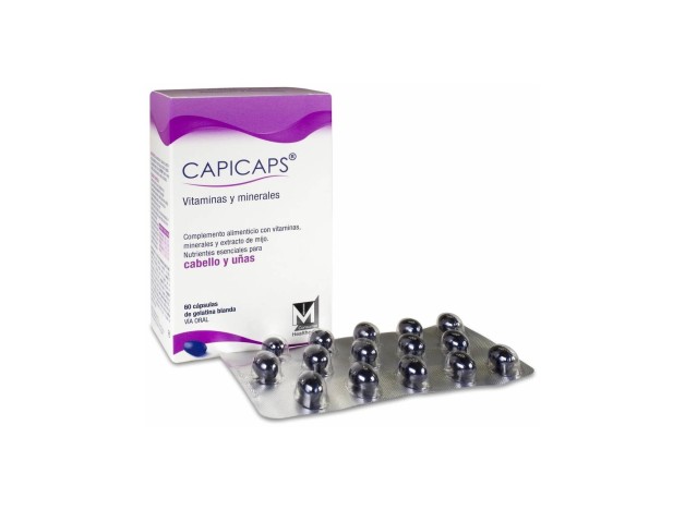 Capicaps Cabello Y Uñas, 60 Uds
