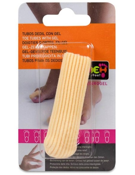 Neh Feet Tubos Dedil Con Gel Y Tejido T-G 1Uds