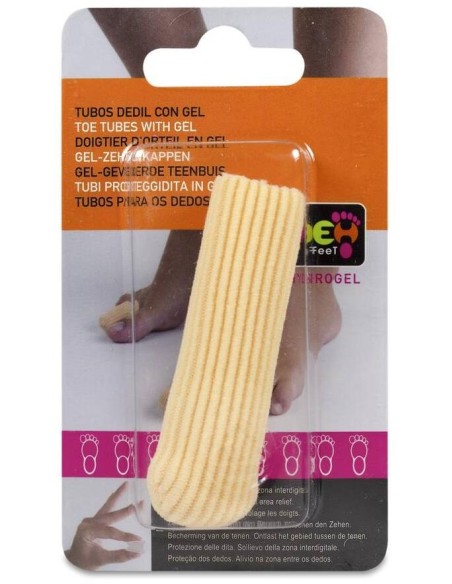 Neh Feet Tubos Dedil Con Gel Y Tejido T-P 1Uds