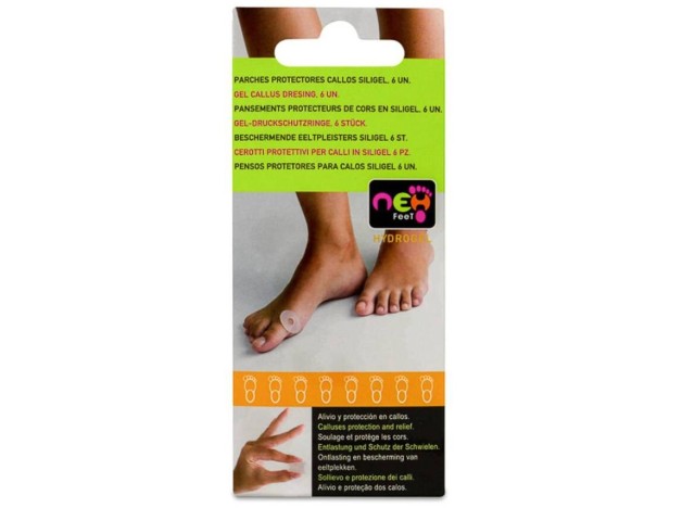 Neh Feet Protectores Callos Siligel Talla Única...
