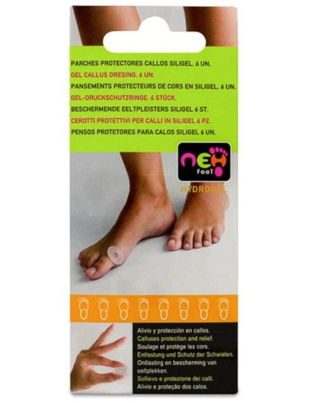 Neh Feet Protectores Callos Siligel Talla Única 6Uds