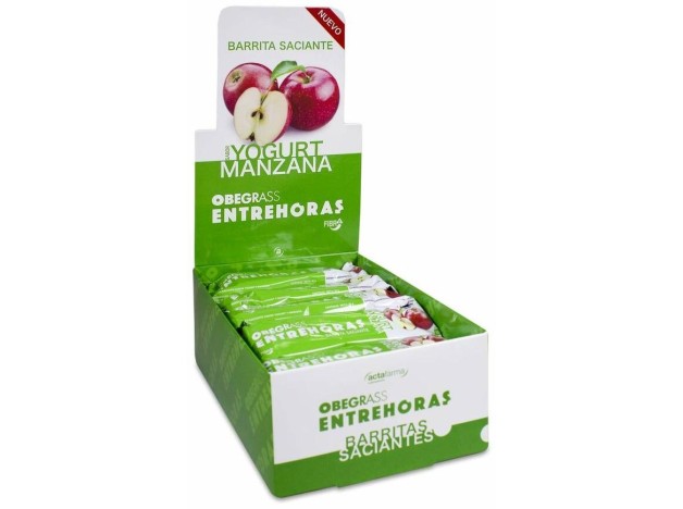 Obegrass Barritas Entrehoras Yogur Y Manzana,...