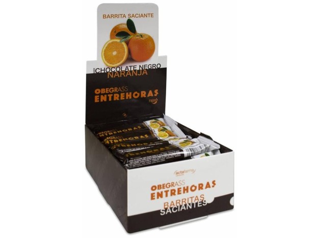 Obegrass Barritas Entrehoras Chocolate Negro...