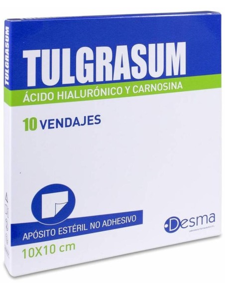 Desma Tulgrasum Apósito Estéril No Adhesivo 10X10Cm 10Uds