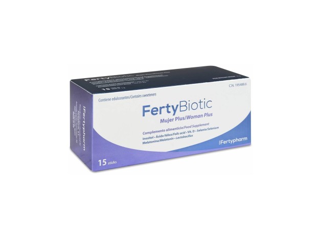 Fertybiotic Mujer Plus, 15 Sticks