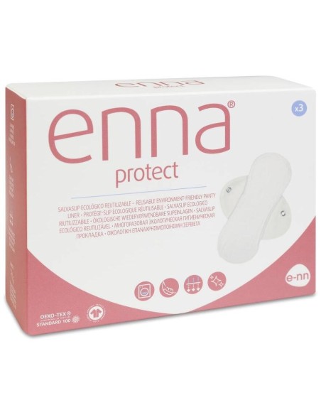 Enna Protect Salvaslips Ecológicos Reutilizables 3Uds
