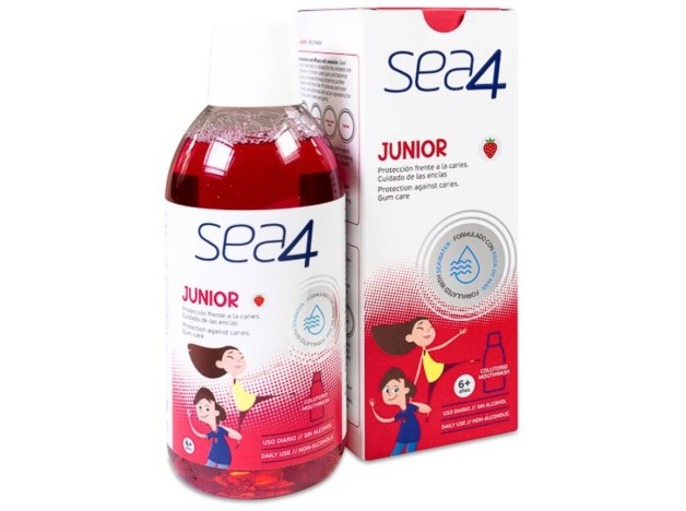 Sea4 Colutorio Junior +6 Años Fresa 500Ml