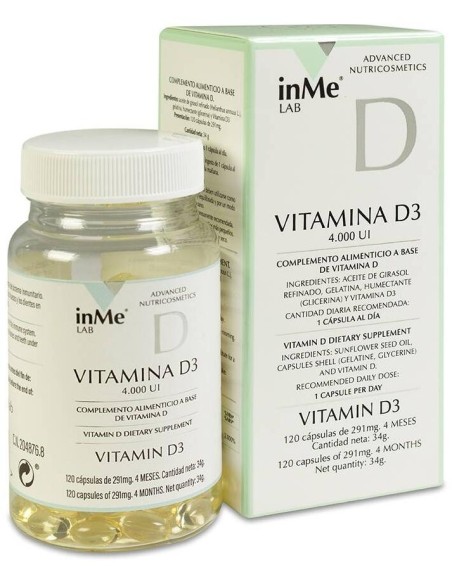Dioxitan Inme Vitamina D3, 120 Cápsulas