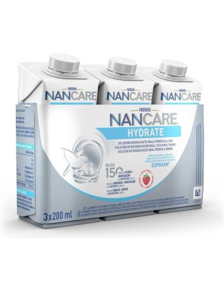 Nan Care Hydrate Líquido, 3 X 200 Ml