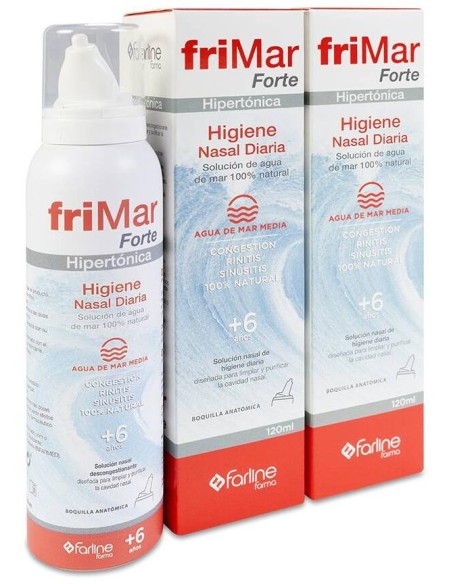 Farline Frimar Duplo Hipertónico Solución Nasal 2X120Ml
