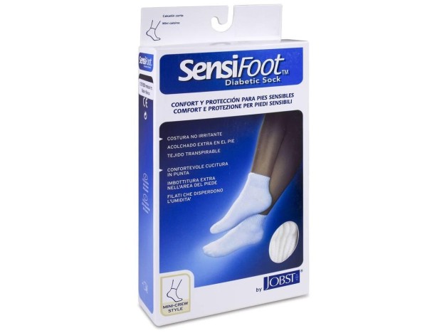 Jobst Sensifoot Calcetín Corto Blanco Talla S,...