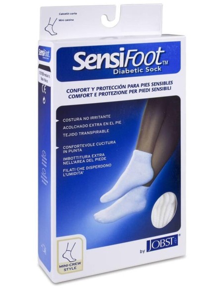 Jobst Sensifoot Calcetín Corto Blanco Talla S, 1 Unidad