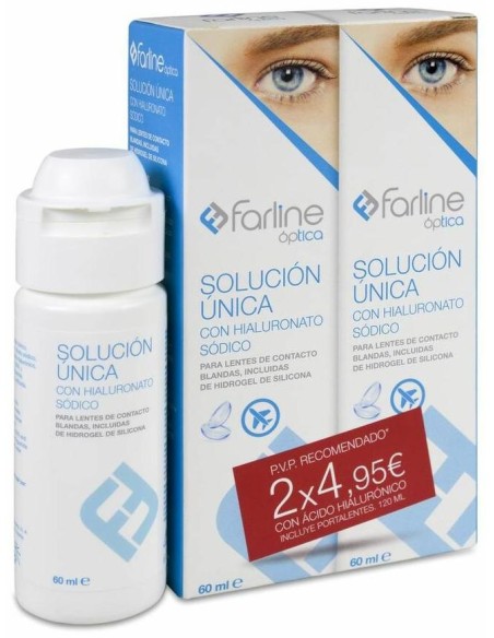 Duplo Farline Solución Única Ah De Viaje, 2 X 60 Ml