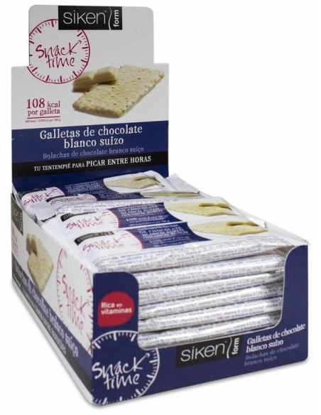 Siken Form Galleta Chocolate Blanco, 32 Uds