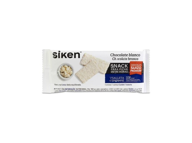 Siken Form Galleta Chocolate Blanco, 32 Uds
