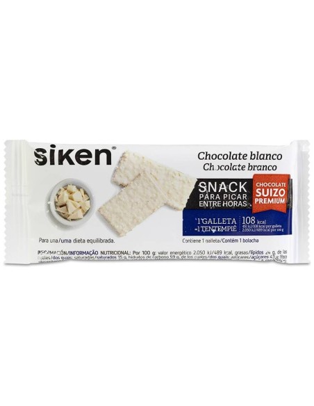 Siken Form Galleta Chocolate Blanco, 32 Uds