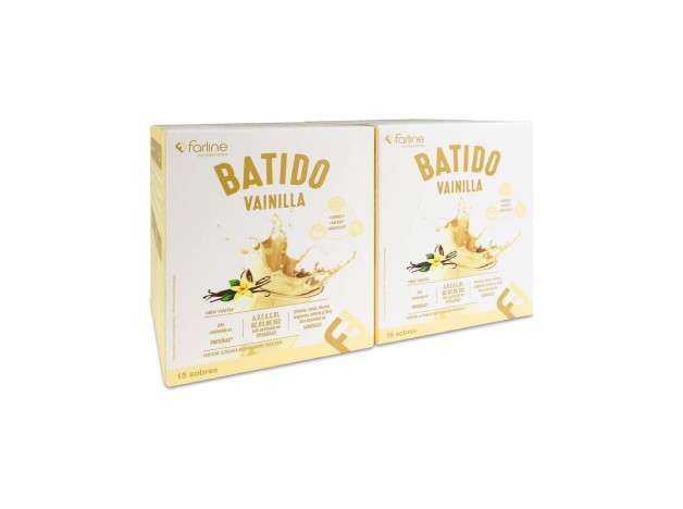 Duplo Farline Batido De Vainilla, 2 X 15 Sobres