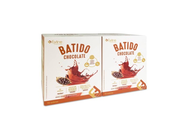 Farline Duplo Batido Chocolate Sobres 2X15