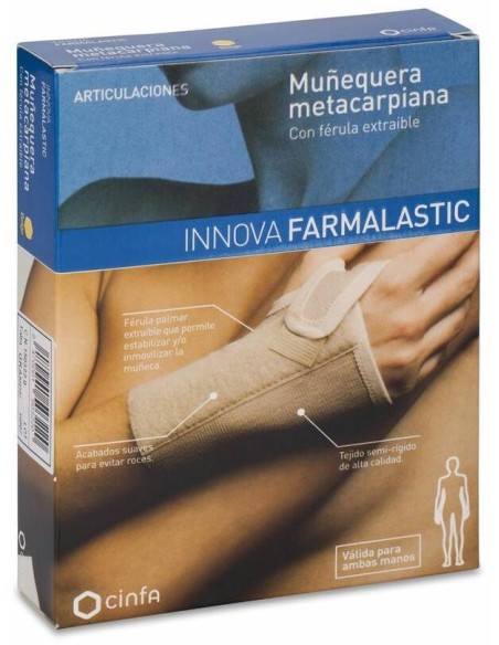 Innova Muñequera Metacarpiana Con Férula Talla Grande 1U