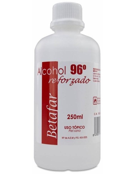 Betafar Alcohol 96º Reforzado, 250 Ml