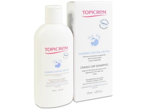 Topicrem Sebicur Baby Costra Lactea Champu 125 Ml