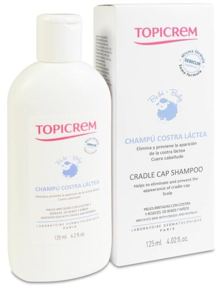 Topicrem Sebicur Baby Costra Lactea Champu 125 Ml