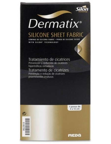 Dermatix Lámina Silicona Fabric 4X13 Cm, 1 Ud