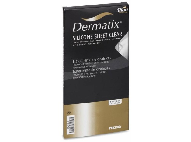 Dermatix Lámina Silicona Clear 4X13 Cm, 1 Ud