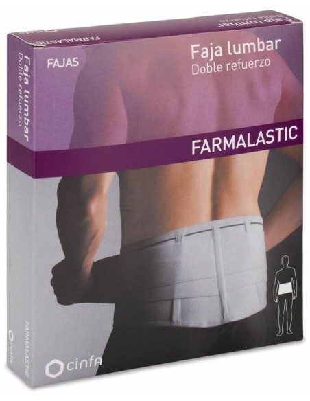 Farmalastic Faja Lumbar Doble Refuerzo Talla 1, 1 Ud