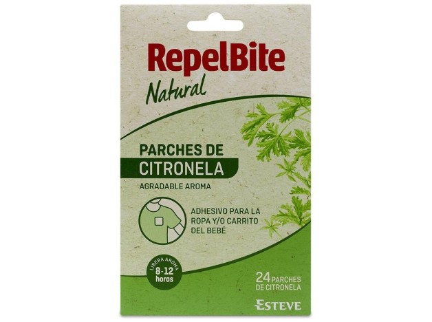Repel Bite Natural Parches Ropa Con Citronella,...