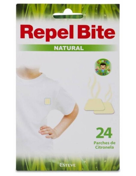 Repel Bite Natural Parches Ropa Con Citronella, 24 Uds
