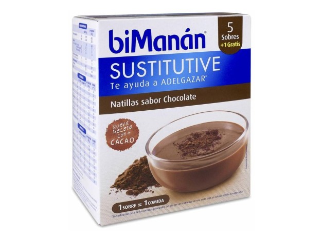 Bimanán® Beslim Natillas Sabor Chocolate 6Uds
