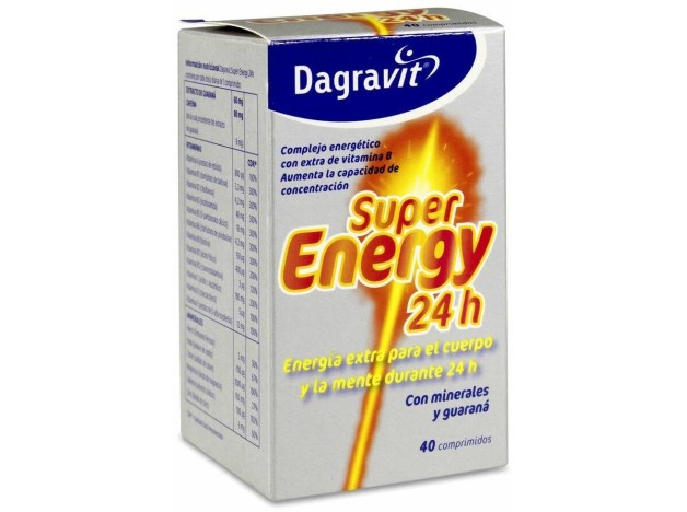 Dagravit Super Energy 24H, 40 Comprimidos