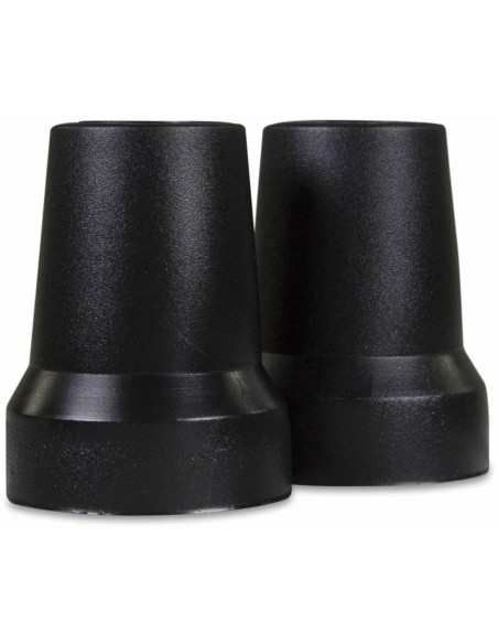 Corysan Contera Negra Para Bastón Inglés 18 Mm, 2 Uds