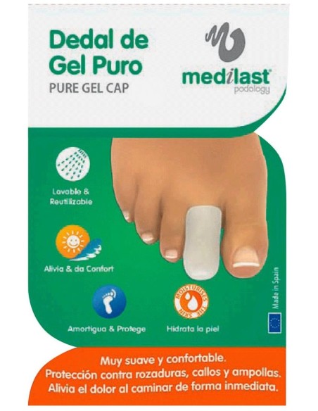 Medilast Dedal De Gel Puro Talla G, 1 Ud