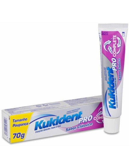 Kukident Pro Complete Crema Adhesiva Sabor Clásico 70G
