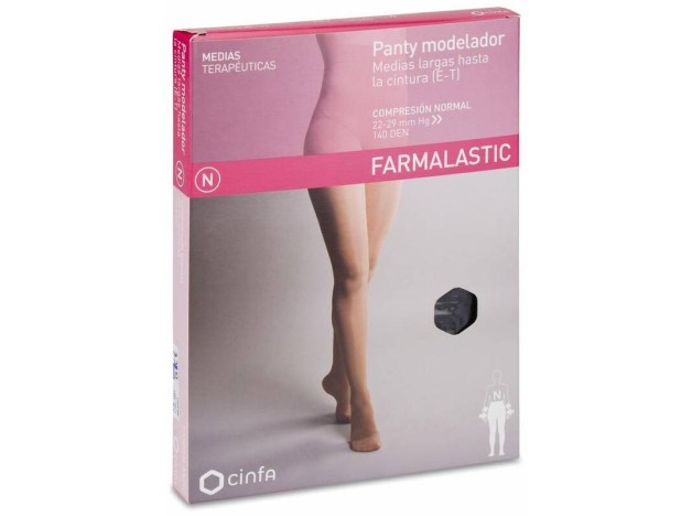 Farmalastic Panty Modelador Negro Compresión...
