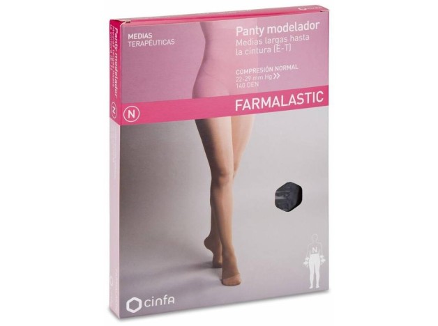 Farmalastic Panty Modelador Negro Compresión...